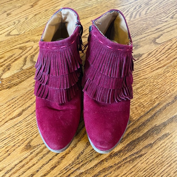 Fringed Ankle Booties - Picture 2 of 6